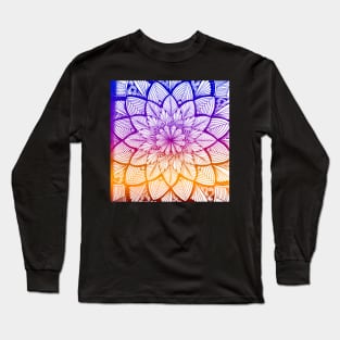 Rainbow Sunflower Long Sleeve T-Shirt